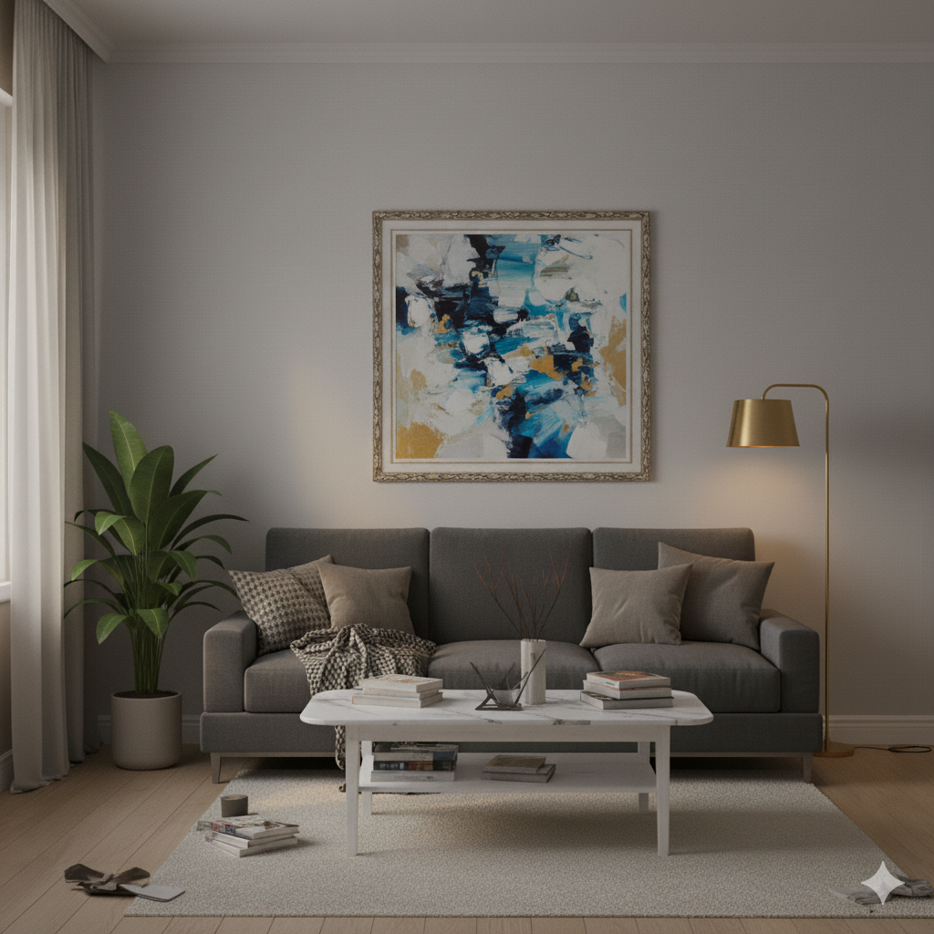 Room after AI redesign